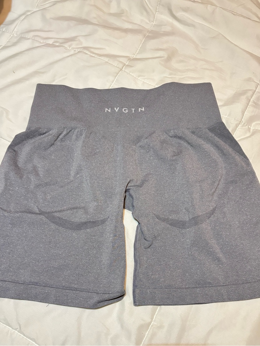 NVGTN Women's High-Waist Charcoal Bike Shorts